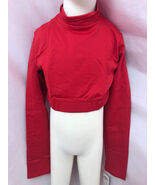 Body Wrappers BW Prowear Cheer Pullover Turtleneck Crop, Red, Child 4-6,... - $13.23 CAD