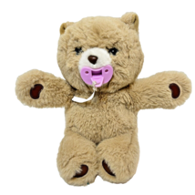 Little Live Pets Cozy Dozy Teddy Bear Cubbles Pacifier Interactive Stuffed 10&quot; - £9.92 GBP
