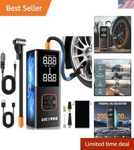 Tire Inflator Portable Air Compressor, 5X Faster Portable Air Pump for C... - $91.06