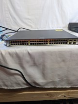Cisco Catalyst 3750 WS-C3750-48PS-S Ethernet Switch 48X 10/100 Ports Poe 4X Sfp - $38.68