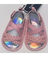 BEBE Baby Infant Girls Braided Sandals, Shoes,  Size 2 (3M - 6M) NEW - $95.18 MXN