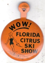 1964-1965 Vintage Florida Citrus Ski Show Lapel Pin  - $4.75