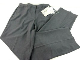 Briggs New York Gray Stretch Slimming Dress Pants Size 8 Nwt - £19.77 GBP