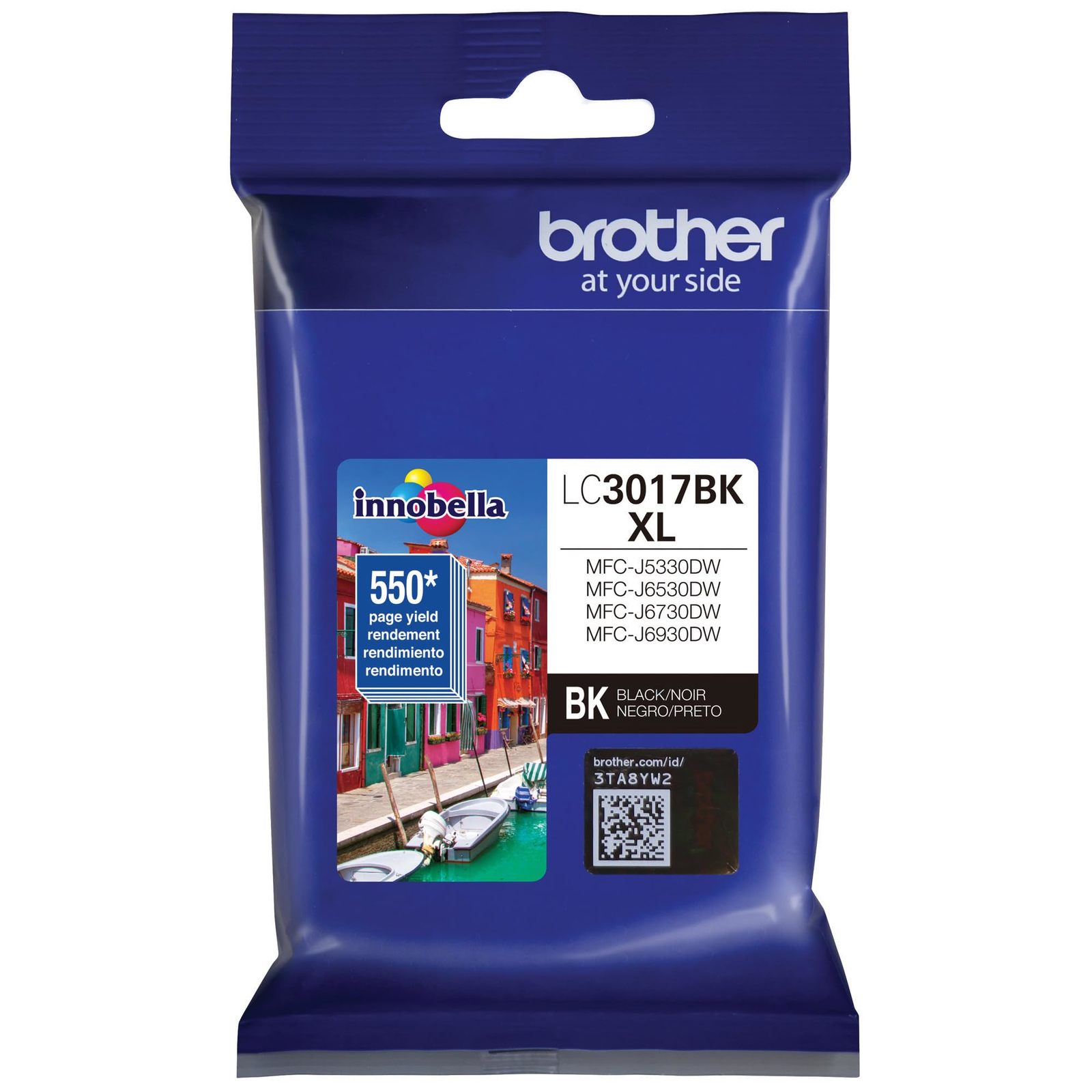 Brother LC3017BK High Yield Black Ink Cartridge - $26.08+