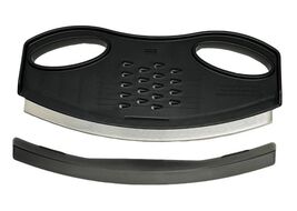 Kuhn Rikon XL Mezzaluna Knife &amp; Grater with Sheath BLACK X-large K51500 ... - $27.60