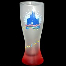 Walt Disney World Celebrate EveryDay Frosted Red Bottom Tall Shot Glass ... - £23.55 GBP