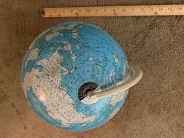 Vintage World Globe 9 inch The Ohio Art Co. Made in the USA- Metal Globe  - £54.40 GBP