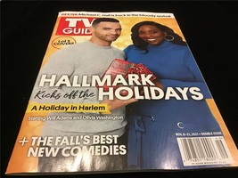 TV Guide Magazine Nov 8-21, 2021 Hallmark Holidays : A Holiday in Harlem - £7.19 GBP