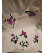 Six 17 X 13 Placemats With Varying Floral Prints - $135.40 CAD