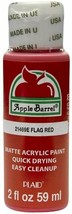 Apple Barrel Acrylic Paint in Assorted Colors (2 oz), 21469, Flag Red, Non Toxic - £4.72 GBP