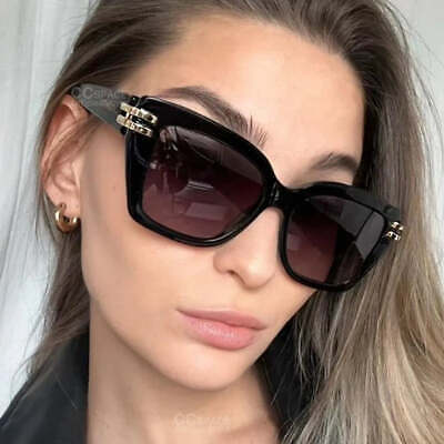 Womens Luxury Retro Oversized Square Sunglasses  UV400 Protection - $27.00