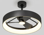 Artika Austin 23" LED Chandelier Ceiling Fan, Matte Black + Remote - Dim... - $113.80