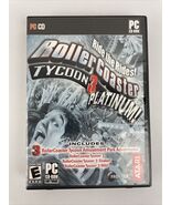 ATARI 2006 Roller Coaster Tycoon 3 Platinum PC CD-Rom Video Game Soaked ... - $13.85