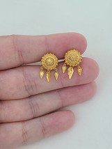 22k gold Thai / Laos earring handmade from Thailand ##96 - £792.63 GBP