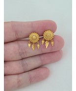 22k gold Thai / Laos earring handmade from Thailand ##96 - £779.23 GBP