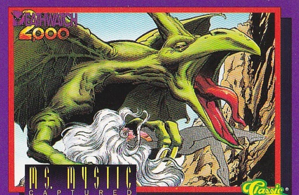 MI) 1993 Classic Deathwatch 2000 Trading Card Ms. Mystic Captured #51 - $1.97