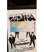 THE PRETENDERS CAPITOL THEATRE APRIL 23, 1984 CONCERT PROGRAM HANDOUT WI... - $50.00