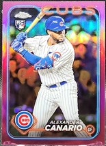 2024 Topps Chrome Alexander Canario RC #174 Pink Refractor Chicago Cubs - £1.92 GBP