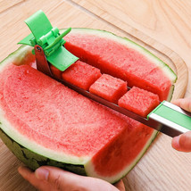 Watermelon Cutter Fruit Slicer for Kitchen Windmill Shape Gadget Stainle... - £19.97 GBP