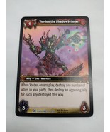 Vorden The Shadowbringer Wow TCG Fires Of Outland Rare 191/246 - $9.44 CAD
