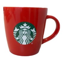 Starbucks Coffee Mug Cup Ceramic 2020 Red Classic Green Siren Logo 12 oz.  - £7.47 GBP
