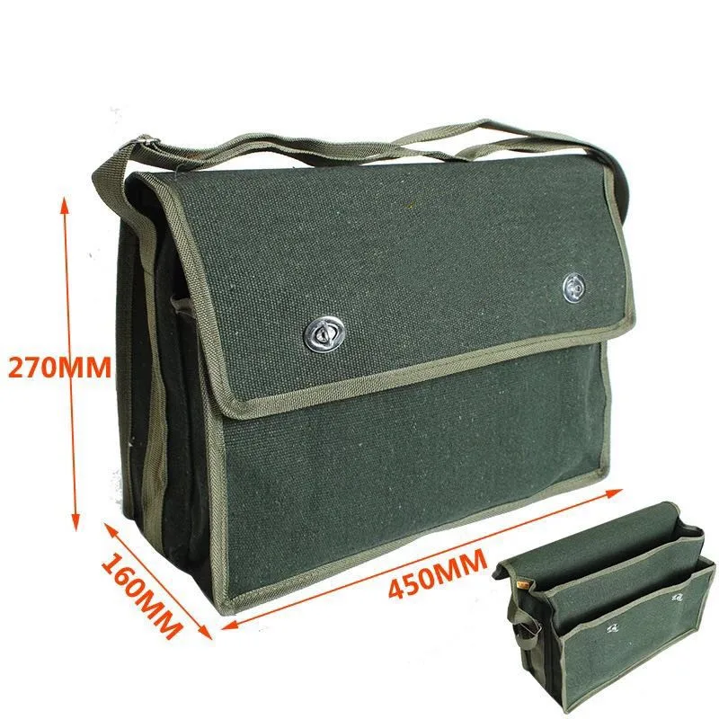 Portable Ox Cloth Thicken Electrician Repair Tools Storage Crossbody Bag Hardwar - £58.05 GBP