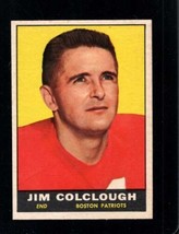 1961 Topps #174 Jim Colclough Nm Patriots *X98753 - £8.41 GBP