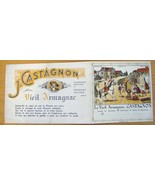 Rare Vintage Antique J. Castagnon Armagnac Brandy France Full Color Pric... - $275.07 MXN