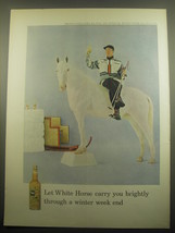 1959 White Horse Scotch Ad - Let White Horse carry you - £11.98 GBP