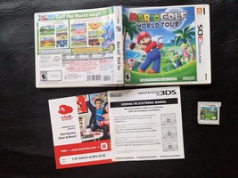 Mario Golf World Tour Nintendo 3DS 2DS 2014 Complete CIB US Version Working - £78.15 GBP