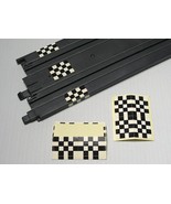 6 Vintage Slot Car Track Start Finish Line Flag Deco Billboard ADHESIVE ... - $6.77 CAD