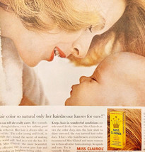 1962 Miss Clairol Hair Color Bath Advertisement Beauty Hygiene Vintage D... - $374.24 MXN