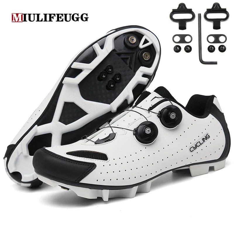 2024 Summer Cycling  MTB Men Mountain Dirt Bike Shoes Racing Clit Bicycle Road S - £178.34 GBP