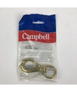 B7620614 CampBell Quick Swivel Snap Round Eye 11/16&#39;&#39; Bronze Polished #2... - £6.20 GBP