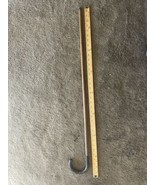 Vintage Custom Bamboo Cane Curved Handle  Walking Stick 35” - £54.13 GBP