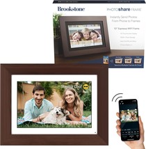 With The Help Of The Free Photoshare Frame V2 App, You Can, And Espresso Wood. - £152.79 GBP