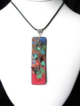 Polymer Clay 3D Butterfly garden pendant Necklace casual Fashion Jewelry For wom - £21.55 GBP