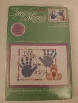 Janlynn Special Moments Baby Handprints Counted Cross Stitch Kit 7&quot; X 5&quot;  - $24.99