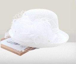 Ladies Women Kentucky Derby Formal Hats For Women Tea Party Wedding Flor... - £35.23 GBP