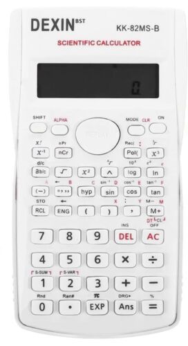 Dexin Scientific Calculator 240 Functions 2 Line 10+2 Digits | KK-82M-B ... - $4.84