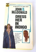 John D MacDonald-McGinnis Dress Her In Indigo 1969 True 1st Gold Medal Vintage - £19.69 GBP