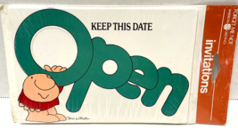 Vintage Ziggy 1980s Keep This Date Open Invitations Tom Wilson 8 count S... - $8.64
