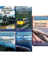 Great American Rail Journeys VHS Set Of 5 Railroad Trains 2003 Vintage D... - $918.57 MXN