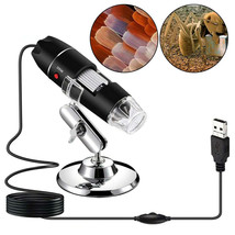1600X USB Digital Microscope 8 LED Magnifier Handheld Zoom Electronic Mi... - $29.55+