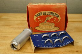 Vintage Lorraine Metal Kitchen Baking Cake Icing Decorator Set - €13,01 EUR