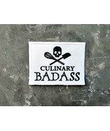 Embroidered patch. Culinary Badass Patch. Jacket Patch. - £5.32 GBP+
