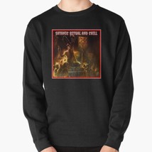  Ritual And Chill Men&#39;s Pullover Black Sweatshirt - £26.14 GBP