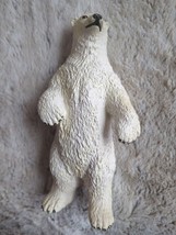 Safari Ltd Standing Polar Bear 1990 Vintage 7&quot; Animal Figure Figurine - £15.13 GBP