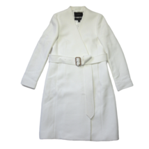 NWT J.Crew Collection Collarless V-neck Wrap Coat in Antique White 6 $398 - £124.12 GBP