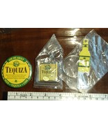 Vintage Tequiza Key Chains and Light Up Pin Button Badge Set New in Pckg - £15.73 GBP